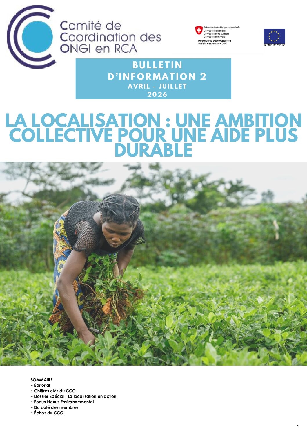 Bulletin d&rsquo;information avril – juillet 2026